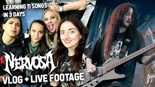 Playing bass for NERVOSA