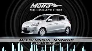 Metra Mitsubishi Mirage stereo dash kits 95 and 99-7016GHG