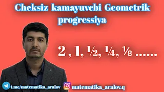 Cheksiz kamayuvchi geometrik progressiya. Oq To'plam (1996 - 2007).