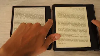 PocketBook Era vs Kindle Oasis 3 - zmiana stron