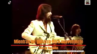 George Harrison en  "Mientras mi guitarra llora suavemente”- concierto para Bangladesh 1971