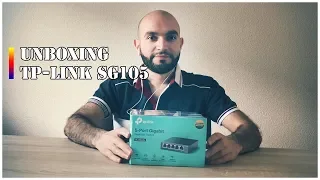 Unboxing Tp-link TL-SG105 5-port فتح صندوق تي بي لنك