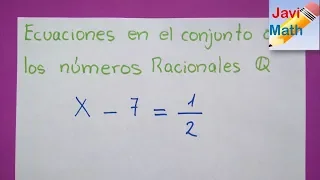 ecuaciones con números racionales / ejemplo 2