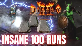 AMAZING 100 COUNTESS RUNS - DROP HIGHLIGHTS - Diablo II Resurrected 2023