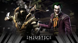 Injustice Gods Among Us - Scorpion Vs The Joker (Very Hard)