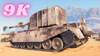 FV4005 Stage II  9K Damage 6 Frags World of Tanks,WoT Replays tank battle