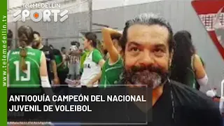 Antioquia campeón del nacional juvenil de voleibol - Telemedellín