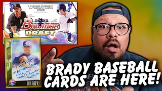 NEW RELEASE: 2023 BOWMAN DRAFT BASEBALL JUMBO BOX! THE CHASE IS ON FOR TOM BRADY BOWMAN AUTOS!!!