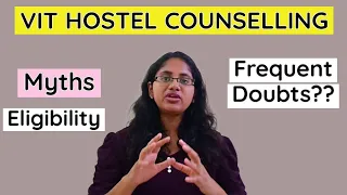 VIT HOSTEL COUNSELLING 📍 2024 l Doubts🤔 l suggestions as a senior✅