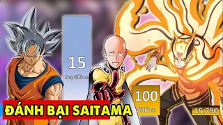 Saitama vs Goku Top 10 Nhân Vật Anime "Có Thể" Đánh Bại Thánh Trọc