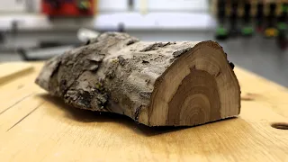 Someone burns such logs like firewood! I made a cool project!