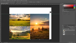 Как соединить несколько изображений в одно в фотошопе. Самый быстрый способ как склеить фотографии.