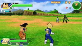 DBZ Tenkaichi Tag Team Survival Goku and Vegeta (Gogeta and Vegito Finishers) - PSP games