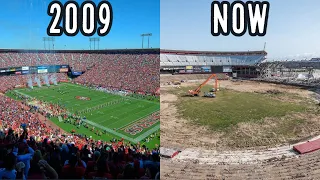 Then and Now Photos of recently closed Sports Stadiums