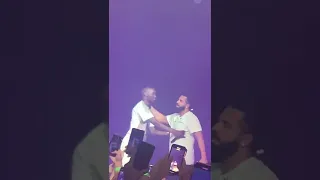 Drake Embraces Dave At Toronto Concert 2022 .(May.12.2022)