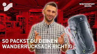 So packst Du Deinen Wanderrucksack richtig