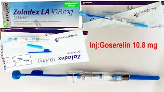 How to give Injection:Goserelin 10.8 mg (Zoladex LA) Subcutaneously,কিভাবে Injection Zoladex দিবেন