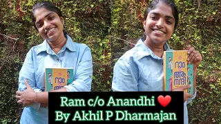 Ram c/o Anandhi ❤️| Akhil P Dharmajan | My favourite book🤗