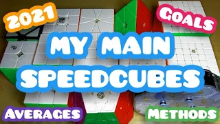 My Main Speedcubes [January 2021] | Mains, Averages + More!!