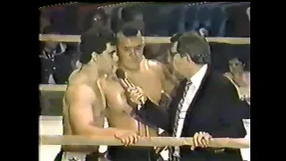 Sonny Two Rivers (Junji Hirata) vs The Cobra - Stampede Wrestling 1983