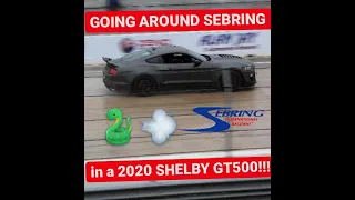 2020 Shelby GT500 track session around Sebring International Raceway