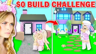 $0 Build Challenge In Adopt Me! (Roblox)