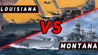 ЛИНКОР LOUISIANA VS MONTANA! ЧТО ОКАЖЕТСЯ СИЛЬНЕЕ? МИР КОРАБЛЕЙ/WORLD OF WARSHIPS