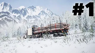 Alaskan Road Truckers Gameplay Walkthrough Part 1 - FIRST DELIVERY