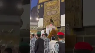 beautiful view of holy kaaba door opening in makkah #shorts #trending #youtubeshorts #viral