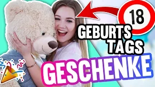 WAS ICH ZU MEINEM 18. GEBURTSTAG BEKOMMEN HABE! 🔞💖 | Julia Beautx