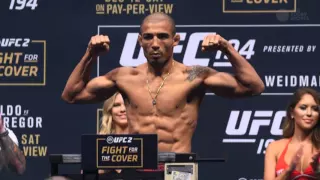 UFC 194 Jose Aldo vs Conor McGregor Weigh In Highlight