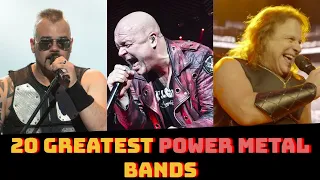 Top 20 Greatest POWER METAL BANDS Of All Time
