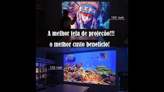 Transformando a imagem de qualquer projetor em um verdadeiro cinema em casa!