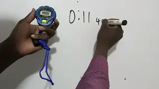 Using a stopwatch