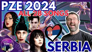 🇷🇸 Pesma za Euroviziju 2024 ALL 28 Songs ANALYSIS & REACTION | Serbia | Eurovision 2024