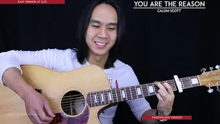 You Are The Reason Guitar Cover Acoustic - Calum Scott 🎸 |Tabs + Chords|