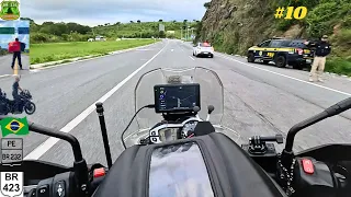 NORDESTE DE MOTO🏍️10/10. CHEGANDO NA PARAIBA , MUITA SEGURANÇA (POLICIA) ULTÍMO EP.  | RECOMENDADO |