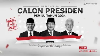 #LIVE - Debat Ketiga Capres Pilpres 2024