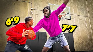 1v1 vs World's TALLEST Basketball Player