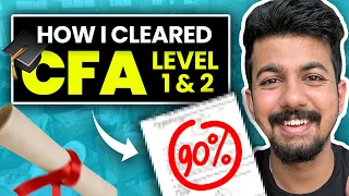 How I cleared CFA Level 1 and 2 with more Percentile | All you need to know | Aaditya Iyengar