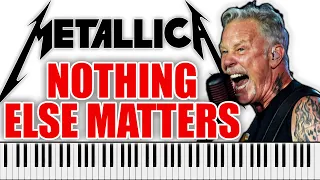 METALLICA - Nothing Else Matters | PIANO COVER (James Hetfield's vocals)