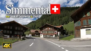 Simmental, Switzerland 🇨🇭 Driving from Lenk im Simmental to Thun