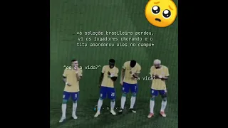 porque tite, vc abandonou a seleção brasileira 🇧🇷 em campo