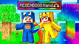 Dennus Heeft Een REGENBOOG Hand In Minecraft!