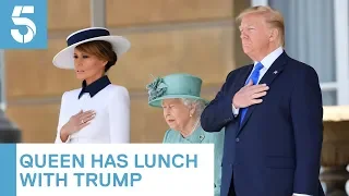 Queen and Donald Trump meet at Buckingham Palace | 5 News