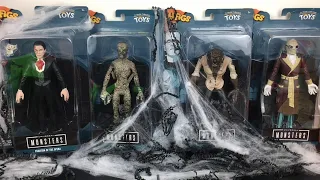 Universal Monster BendyFigs Collectible Figures The Mummy Phantom of the Opera Wolfman Unboxing