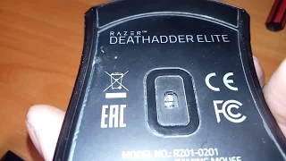 Полный разбор и ремонт колеса мыши Razer Deathadder elite.