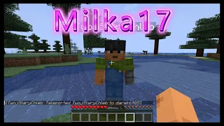 Noob gra w Minecraft ,Pierwsze Życie W Minecraft, Gram z Milka17