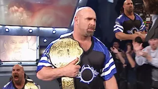 Goldberg Calls Out HHH & Kane But Eric And Foley Come Out RAW 8th December 2003