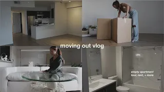 MOVING VLOG || moving out, empty Ft. Lauderdale apartment TOUR, few days in my life, RENT $$